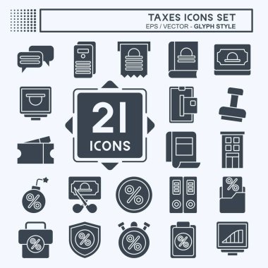 Simge Vergileri Ayarla. Para sembolü ile ilgili. Kabartma tarzı. dizayn edilebilir