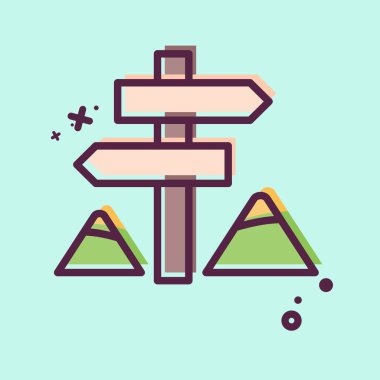 Simge İşareti Kurulu. Macera sembolüyle ilgili. MBE tarzı. dizayn edilebilir