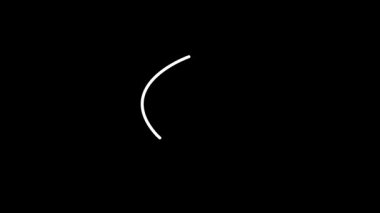 Çember el çizimi, yuvarlak seçim, daire çizimi animasyon. Düzensiz daire çizimi.