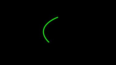 Çember el çizimi, yuvarlak seçim, daire çizimi animasyon. Düzensiz daire çizimi.