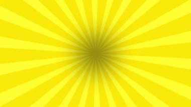 Çocuksu parlak mavi ışık dönüş arkaplanı. Güneş patlamasının dönüş videosunu sağa doğru döndür. Retro stili radyal, güneş ışığı, sirk, şerit, model arkaplan.