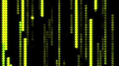 Neon yeşil ve sarı arkaplan, 3 boyutlu görüntüleme