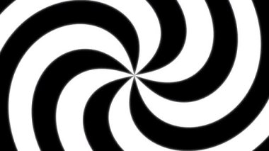 Siyah ve beyaz spiral arka plan. vektör illüstrasyonu