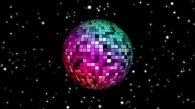 Renkli küreyle soyut arkaplan