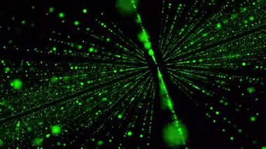 Parlayan parçacıklarla soyut arkaplan. 3d oluşturma