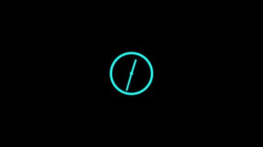 Çember simgesinin neon ışığı simgesi