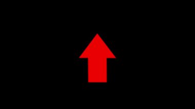 yukarı ok simgesi vektör illüstrasyonu