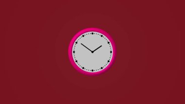 Saat web simgesi, düz tasarım