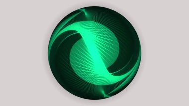 Çember şeklinde bir daireye sahip dijital illüstrasyon arkaplanının 3 boyutlu görüntülenmesi.