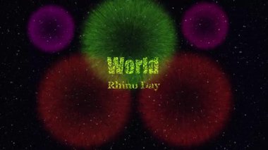 Vahşi yaşam günü konsepti. 3d illüstrasyon