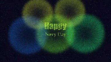 Yıldızların çok renkli yıldızıyla karanlık bir arkaplanda metin bağımsızlık günü.