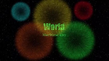 Uluslararası bir gün. 3d illüstrasyon