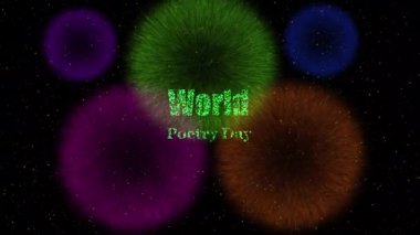 Siyah bir arkaplanda 