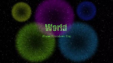 Dünya özgürlük günü. Metin ile soyut arkaplan. dünya özgürlük günü konsepti