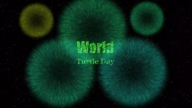 Dünyanın günlük metni siyah arkaplan, dünya haritası.