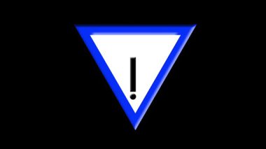 üçgen ikon vektör çizim logosu