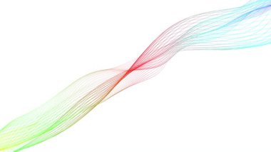 Vektör dalga çizgileri arka plan. renkli çizgiler ve gradyan soyut