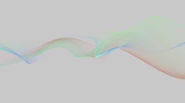 Beyaz arkaplanda soyut dalga çizgileri. dijital eşitleyici