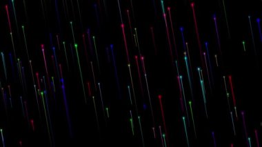 Renkli noktalı soyut çizgiler