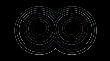 vektör soyut geometrik şekil tasarımı. satır sanatı.