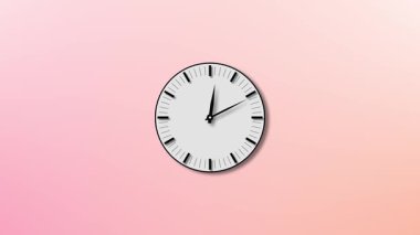 Saat simgesi. 3 boyutlu resimleme.