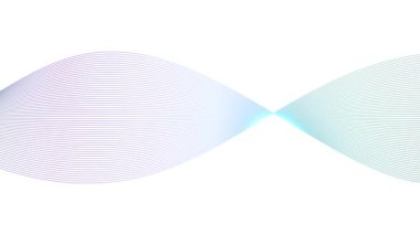 3 boyutlu soyut vektör tasarımı dalgası