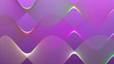 dinamik çizgileri olan soyut mor geometrik arkaplan. vektör tasarımı
