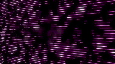 koyu mor, neon çizgileri olan sarı vektör arkaplanı.