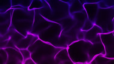 soyut mor arkaplan, dalgalar, neon ışıklar.