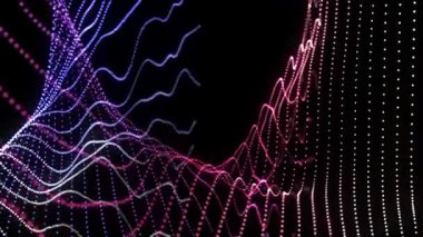 Parlak çizgileri olan soyut arkaplan