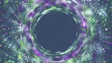 Soyut dijital teknoloji arkaplanının 3 boyutlu görüntülenmesi