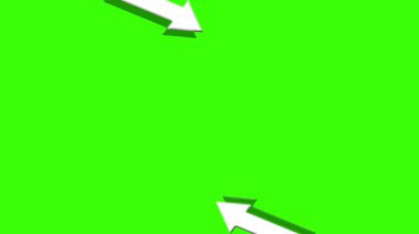 beyaz oklarla yeşil arkaplan