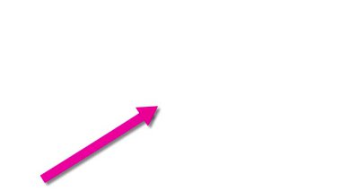 Pembe kurdelenin vektör çizimi