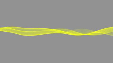 Yeşil renk dalgası. soyut vektör arkaplanı.