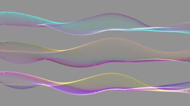 Dalga ve çizgi ile soyut bir arkaplan. Reklam ve iş sunumu için vektör illüstrasyon unsuru. soyut desen.