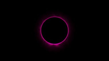 Parlayan neon ışığıyla soyut arkaplan