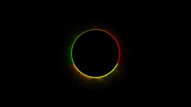 Çemberin soyut renk arkaplanı