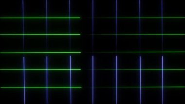 Parlak neon çizgileri olan soyut bir arkaplan. vektör illüstrasyonu