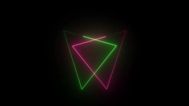 Parlak çizgileri olan soyut arkaplan, vektör illüstrasyonu