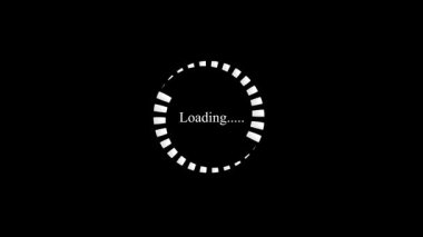 Siyah arkaplanlı bar yükleniyor. Yükleme barı. Yükleme çubuğu olan bir bar. vektör illüstrasyonu.