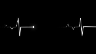 Beyaz arkaplan ile kalp simgesi