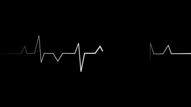 Kalp atışı ikonu. vektör illüstrasyonu.