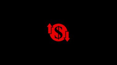 Alfabe harfleri logo f, p ve s baş harfleri.