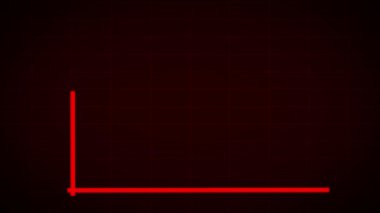 Siyah arkaplanda grafik simgesi.