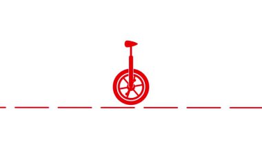 Bisiklet ikonu. vektör illüstrasyonu