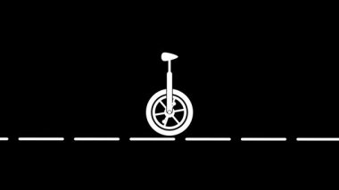 tek satırlık simgesi olan bisiklet