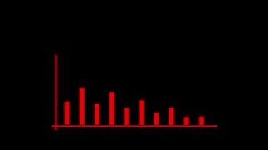 iş grafiği ikon vektör illüstrasyonu