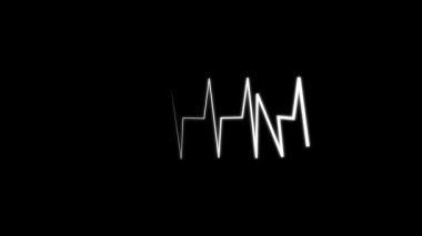 Siyah arkaplanı olan bir kalbin soyut arkaplanı