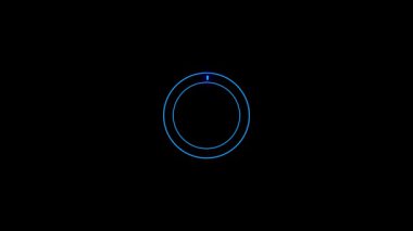 Soyut neon çember arkaplanı