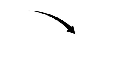 ok simgesi vektör illüstrasyonu